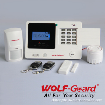 2014 Hot! Wireless Anti-Intrustion PSTN Alarm System with 868MHz and FCC/CE